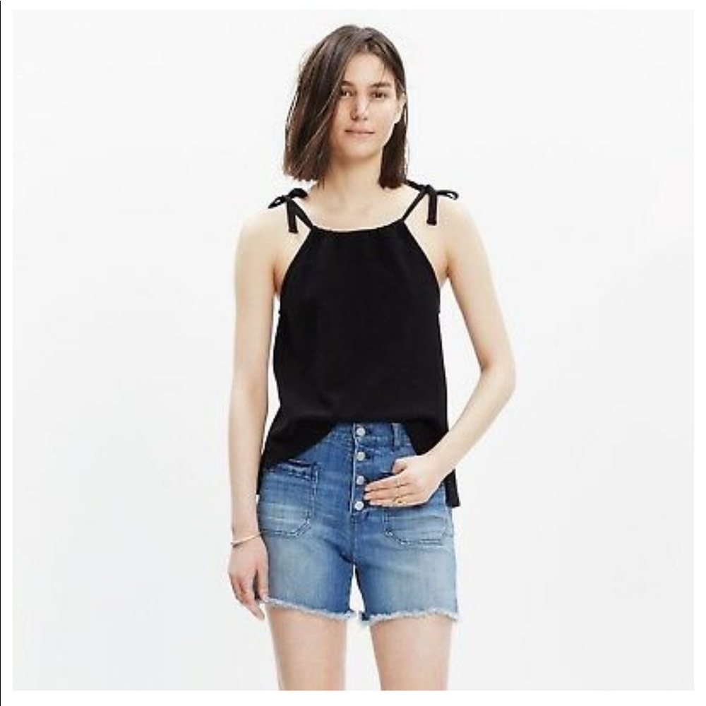 Madewell Tempo Tie-Shoulder Top